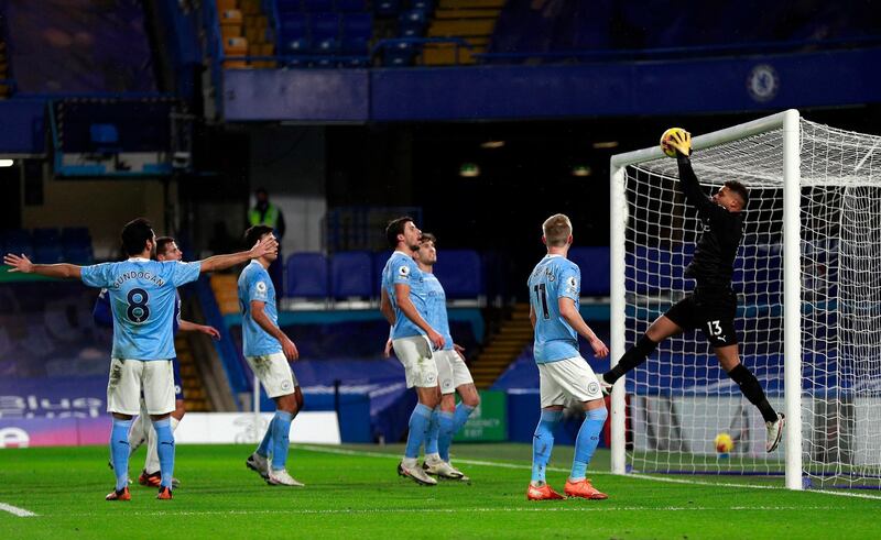 Joao Cancelo, 7 - Could have faced a tough time against the combination of Christian Pulisic and Ben Chilwell on the Chelsea left, but the Portugal international was excellent and didn’t give the pair a sniff. PA