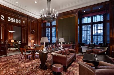 The interior of the Park Hyatt Vienna is plush and regal. Courtesy Park Hyatt Vienna