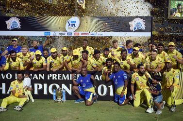 Chennai Super Kings have won the Indian Premier League title three times and finished runners-up four times. Punit Paranjpe / AFP