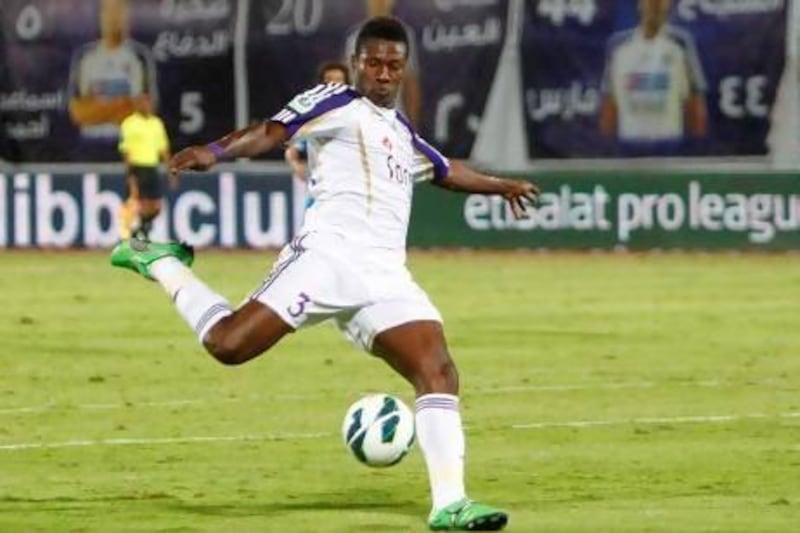 Asamoah Gyan was singled out for praise by Al Wahda coach Branko Ivankovic ahead of the match against Al Ain. Jeffrey E Bitteng / The National