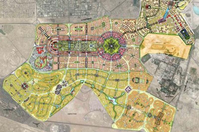 Computer generated image of the future Mohamed bin Rashid City in Dubai. WAM