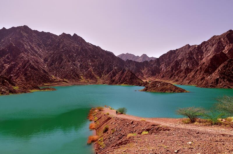 PCGFWC Majestic view of Hatta dam in Dubai, United Arab Emirates. Photonell / Alamy Stock Photo