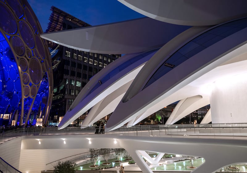 The UAE Pavilion at Expo 2020 Dubai. Victor Besa/ The National.