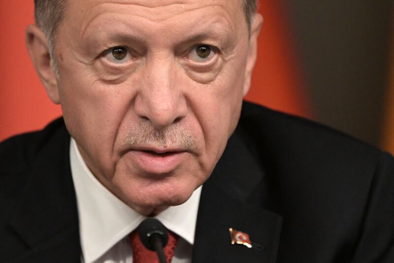All eyes are on Turkish President Recep Tayyip Erdogan over whether he will approve Sweden's bid for Nato membership. AFP