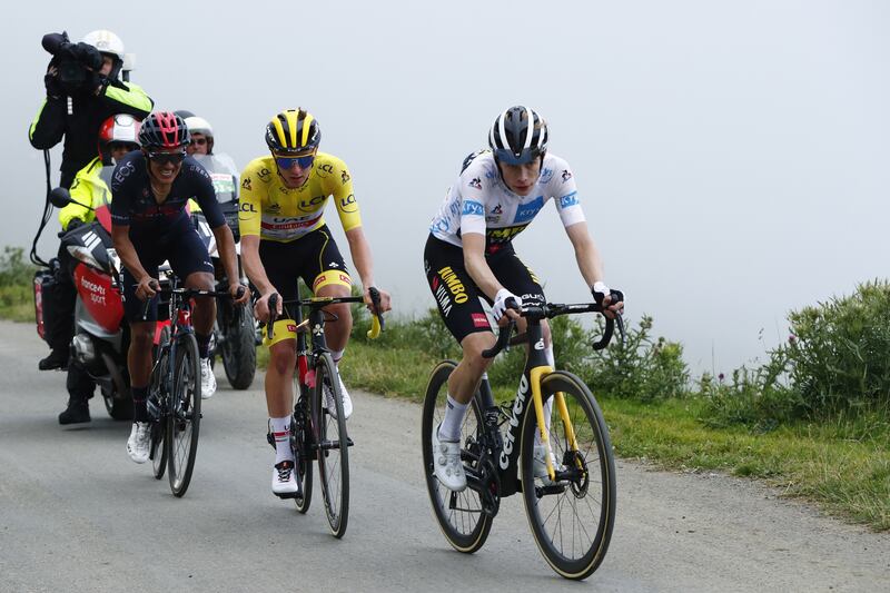 Tadej Pogacar won stage 17 of the Tour de France.
