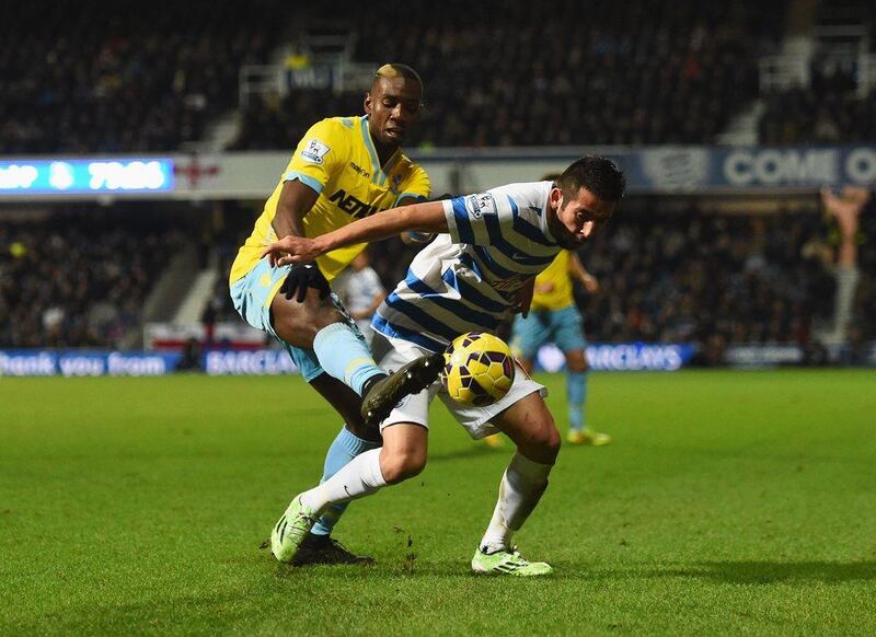 Right-back: Mauricio Isla, Queens Park Rangers: The best player on the park in the stalemate against Crystal Palace, even if the Chilean’s efforts did not bring a breakthrough. (Photo: Christopher Lee / Getty Images)