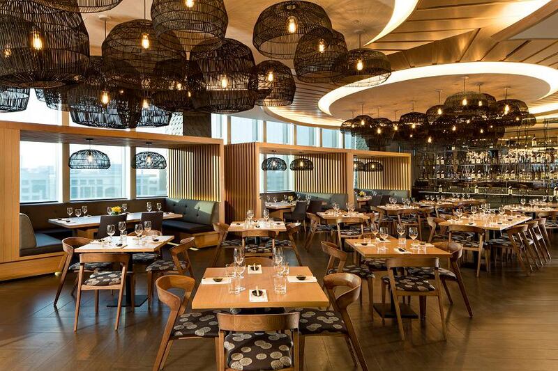 Main Dining Area. Courtesy of Wakame.

NOTE: places to dine at when doing Dubai Opera *** Local Caption ***  Main Dining Area.jpg