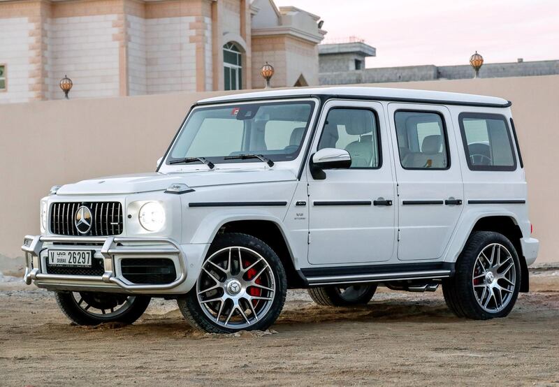 Abu Dhabi, U.A.E., November 14, 2018.  
Mercedes-AMG G 63 road test.
Victor Besa / The National
Section:  Motoring
Reporter:  Adam Workman