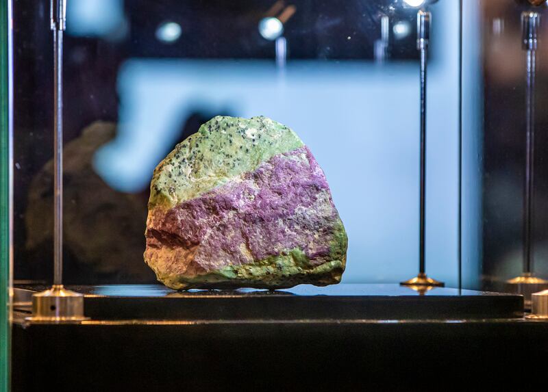 Burj Alhamal is the world's largest rough ruby. All photos: Ruel Pableo for The National