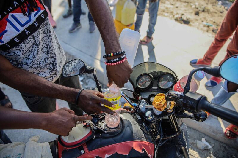 Gangs demanding the resignation of Prime Minister Ariel Henry have blocked the entrance to ports that hold fuel stores. AFP