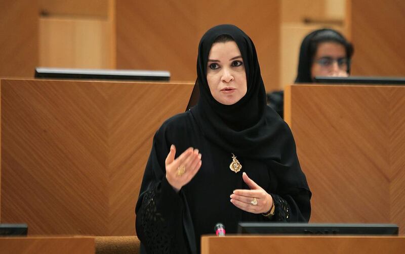 Dr Amal Al Qubaisi, director general of the Abu Dhabi Education Council, has been appointed for what will be her third term in the FNC council. Delores Johnson / The National 