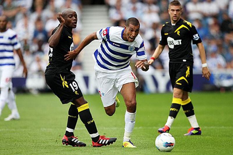 Jay Bothroyd breaks through with the ball on a rare QPR attack at Loftus Road.
 
Michael Steele / Getty Images