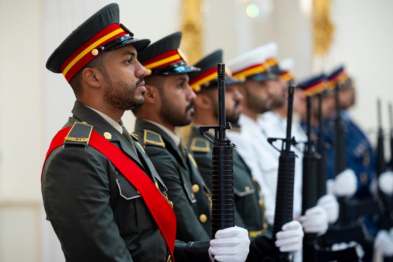 The UAE Armed Forces were unified in 1976. Photo: UAE Presidential Court