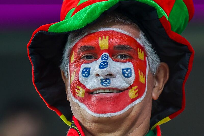 Portugal's supporters. EPA