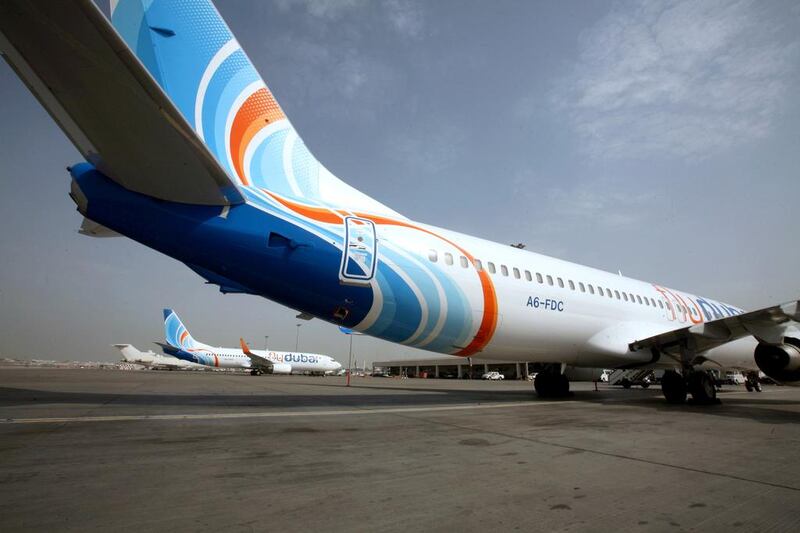 Flydubai flies eight times a day between Dubai and Kuwait City. Randi Sokoloff / The National