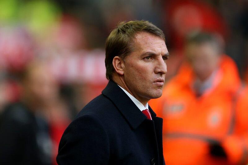 Liverpool manager Brendan Rodgers observes his side during their 0-0 draw with Sunderland on Saturday in the Premier League at Anfield. Scott Heavey / Getty Images / December 6, 2014 
