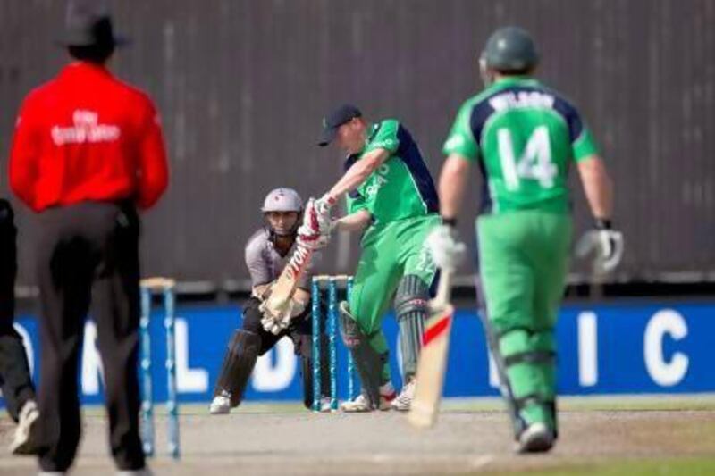 Ireland, in green, and Afghanistan more exposure against the bigger teams so they can realise their enormous potential, according to our columnist. Christopher Pike / The National