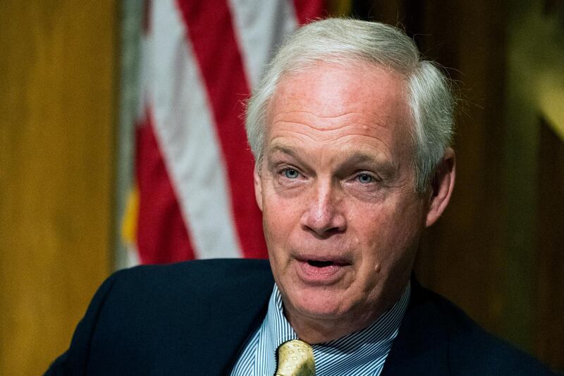 Senate Homeland Security and Governmental Affairs Committee Chairman Sen. Ron Johnson, R-Wis., says he tested positive for the coronarivus. Johnson’s office announced the diagnosis in a statement on October 3. AP Photo