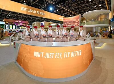 Emirates won big at the Business Traveller Middle East Awards, held at the Arabian Travel Market. Photo: Emirates