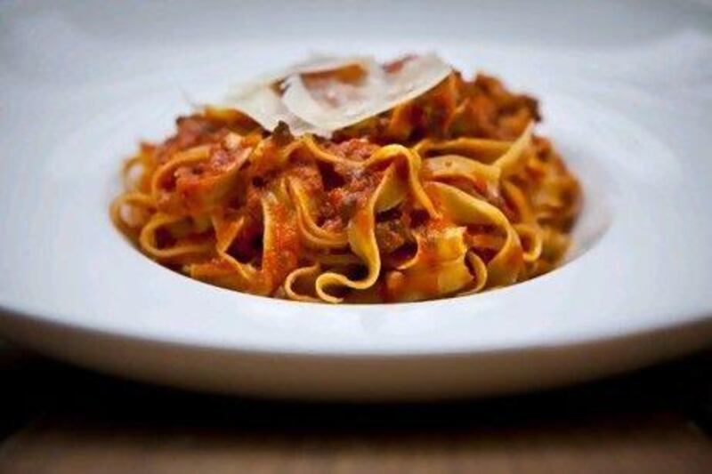 Tagliatelle Bolognese is a traditional dish to savour.