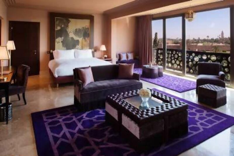 The Royal Suite at the Jacques Garcia-designed hotel, Delano Marrakech