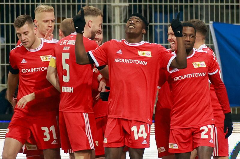 =6) Taiwo Awoniyi (Union Berlin) Nine goals in 17 games. AFP