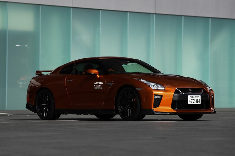 10. Nissan GT-R: 12.8 litres per 100km, and 578.1km on a full tank. Getty Images