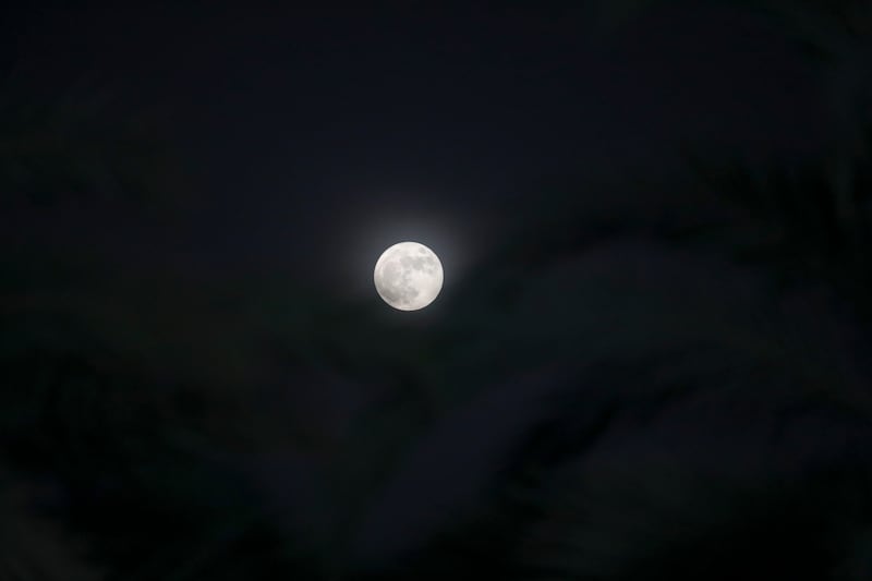 It was the third supermoon of four expected this year. Khushnum Bhandari / The National