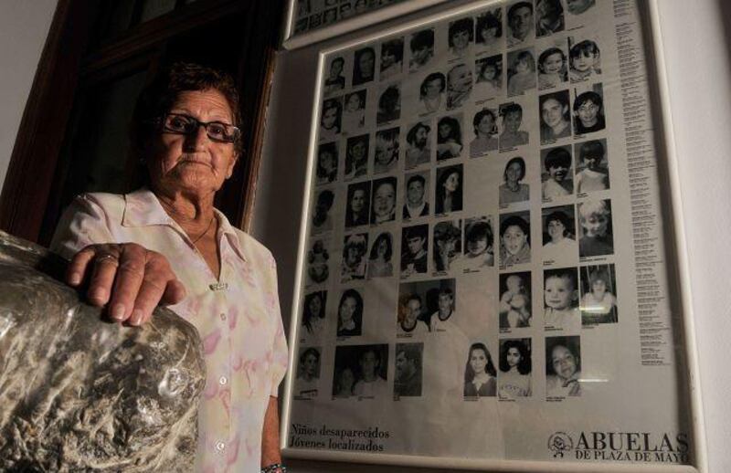 Irma Rojas was reunited with her granddaughter 30 years after her son disappeared.