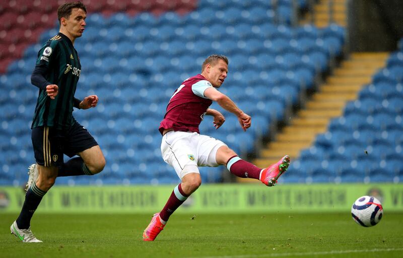 Matej Vydra - 5: Disappointing first half as Burnley’s front two struggled with complete lack of service after promising first 10 minutes. Fought his way past two Leeds challenges to get through on goal 10 minutes after break but was denied by Meslier’s legs. Awful defensive header contributed to Leeds’ second. Getty