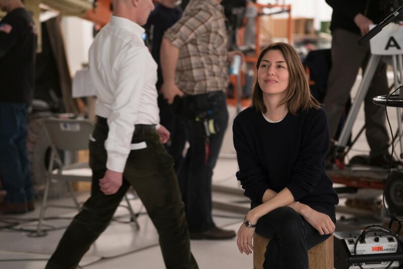 A handout photo of Sofia Coppola in the Netflix original holiday special “A Very Murray Christmas”. (Ali Goldstein / Netflix) *** Local Caption ***  murra_pds_009_h.jpg