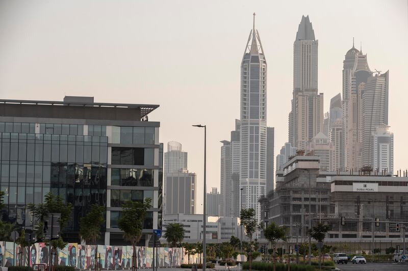 Average apartment prices in Dubai increased 2.5 per cent and average villa prices increased 17.9 per cent in the first eight months of 2021, according to property consultancy CBRE. Photo: Antonie Robertson / The National
