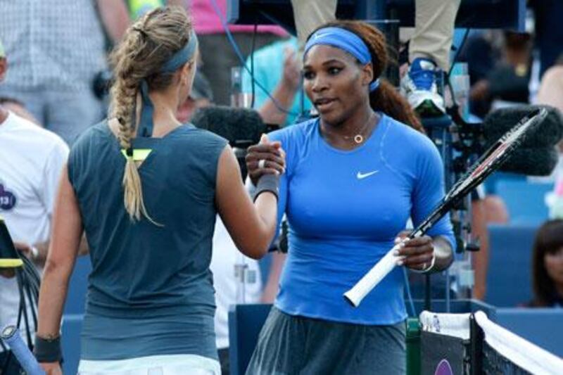 Serena Williams, right, appreciates her professional rivalry with Victoria Azarenka.