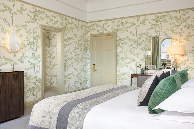 Room interiors are inspired by nature