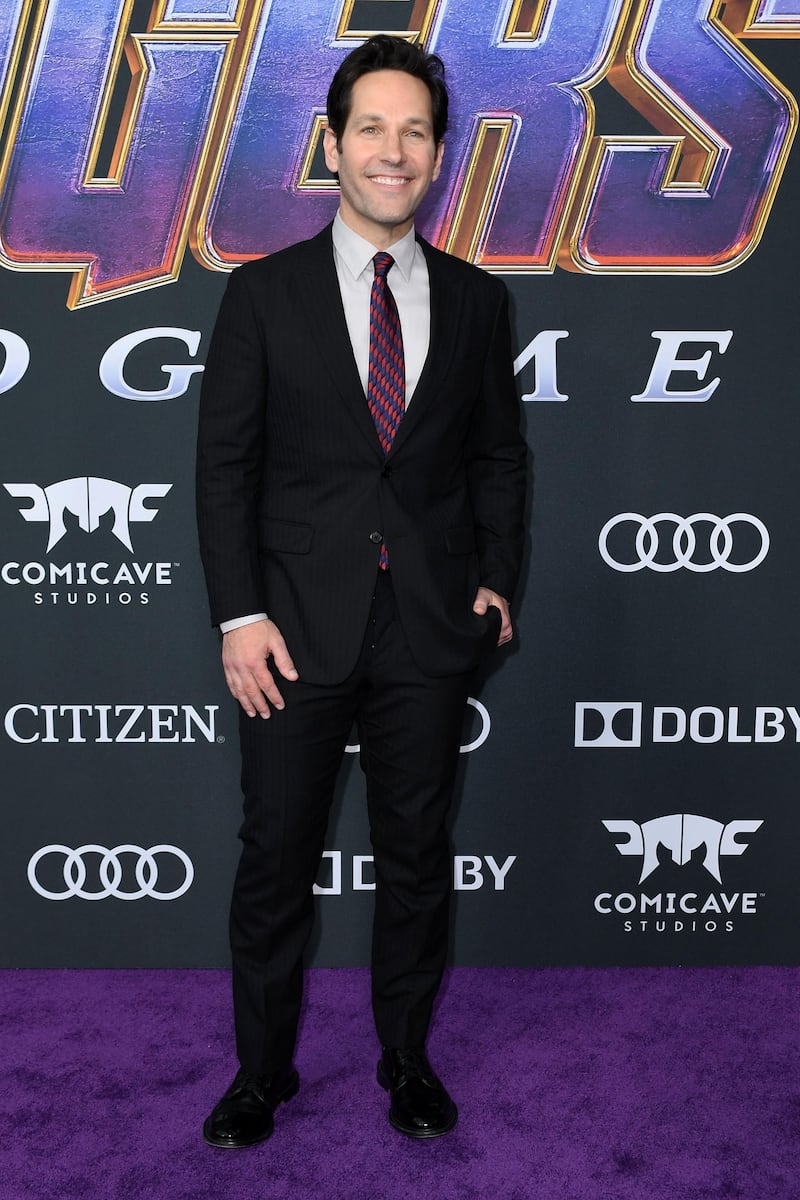 Paul Rudd at the world premiere of 'Avengers: Endgame' at the Los Angeles Convention Center on April 22, 2019. AFP