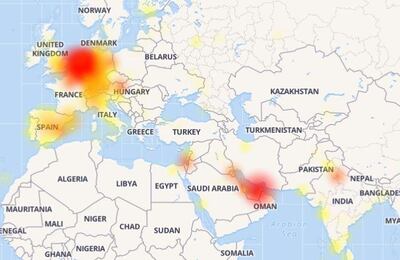 WhatsApp seems to be down in many parts of the world. Down Detector 