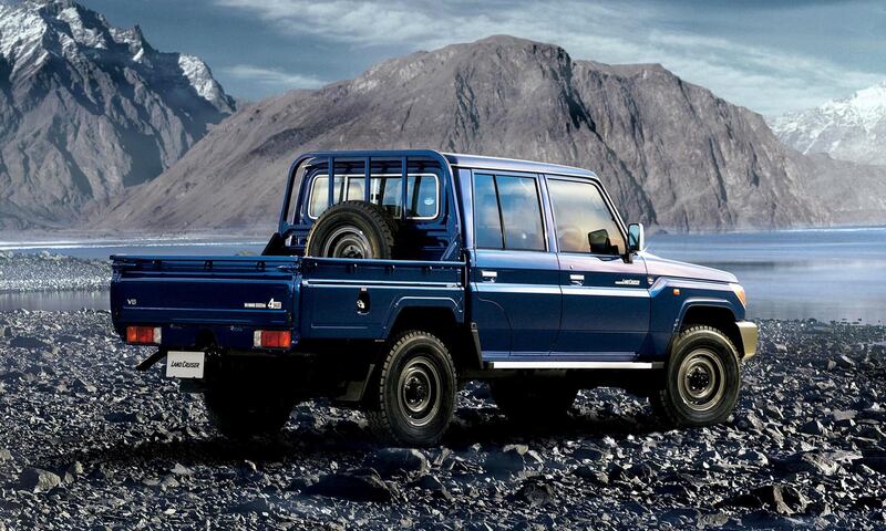 A 1984 Land Cruiser J70 pickup