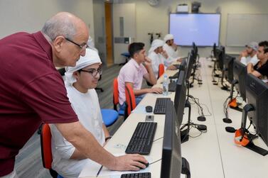 Students at UAE University in Al Ain. Wam