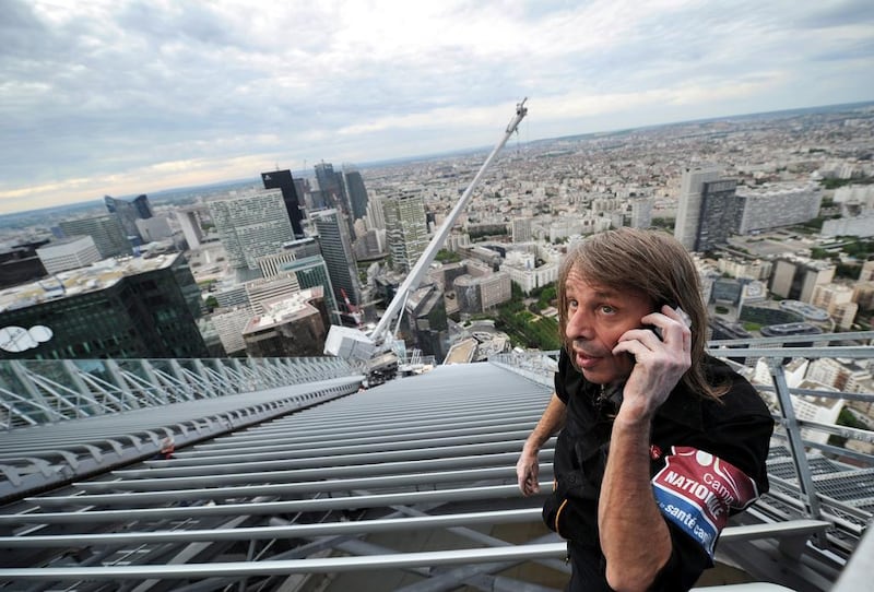 A reader sees very little value in the escapades of the French ‘Spiderman’ Alain Robert. Franck Fife / AFP

