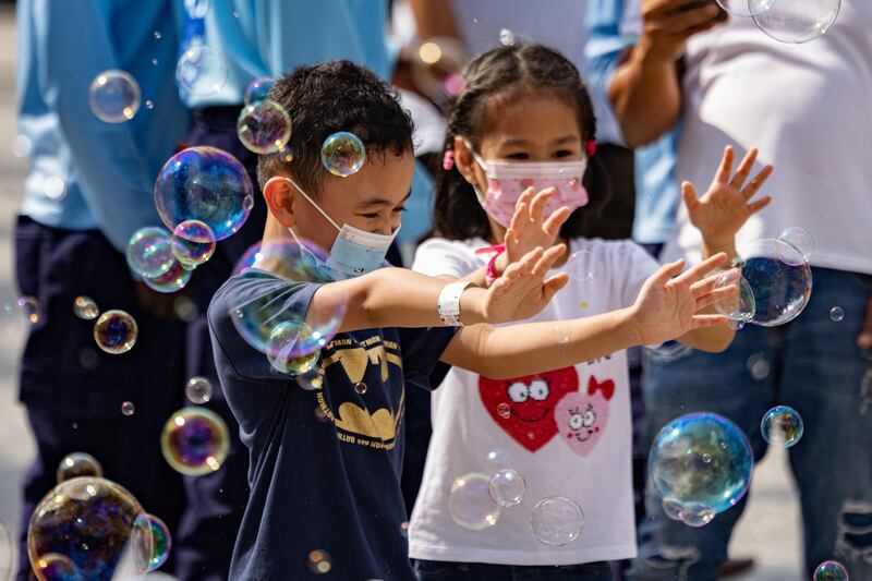 There are many activities designed for children at the world's fair. Image: Expo 2020 Dubai