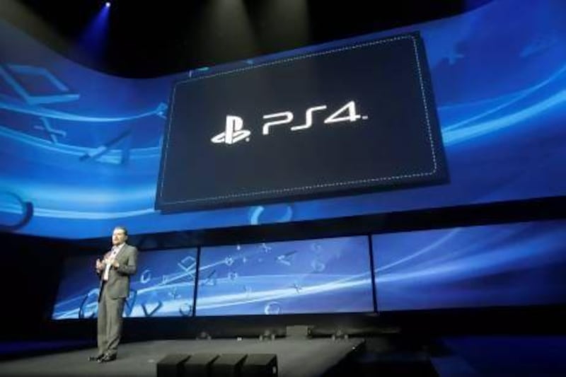 The Sony chief Andrew House announces the PlayStation 4 last week in New York. Frank Franklin II / AP Photo