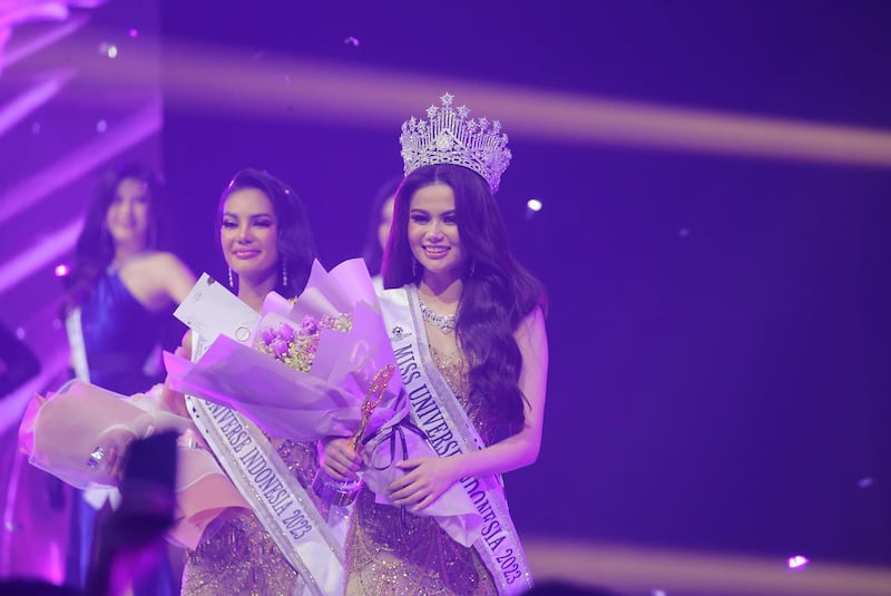 Miss Universe Indonesia 2023 Fabienne Groeneveld. Photo: @missuniverse_id / Instagram