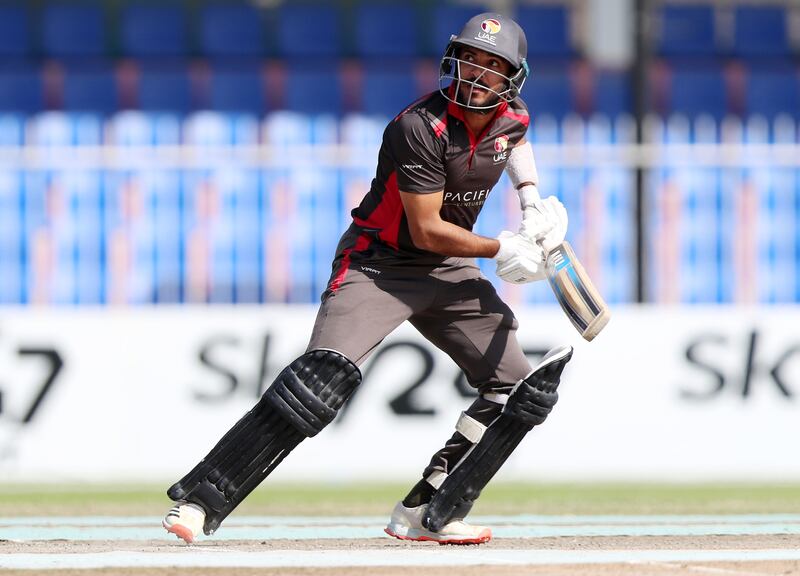 UAE's CP Rizwan bats will lead the team during the Asia Cup T20 qualifier. Chris Whiteoak / The National