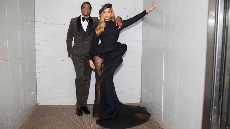 Beyonce wore this Azzi & Osta gown to the Clive Davis Pre-Grammy Gala in 2018. Beyonce / Instagram