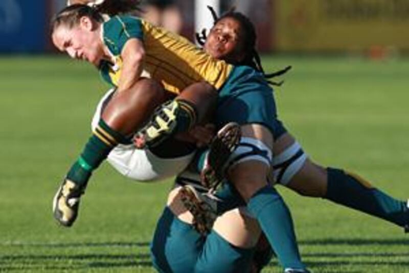 Matches like this between South Africa and Australia at the Rugby World Cup Sevens could be transferred to the Olympic stage.
