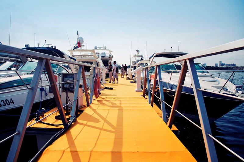 All aboard. The Dubai International Boat Show sails in next week.