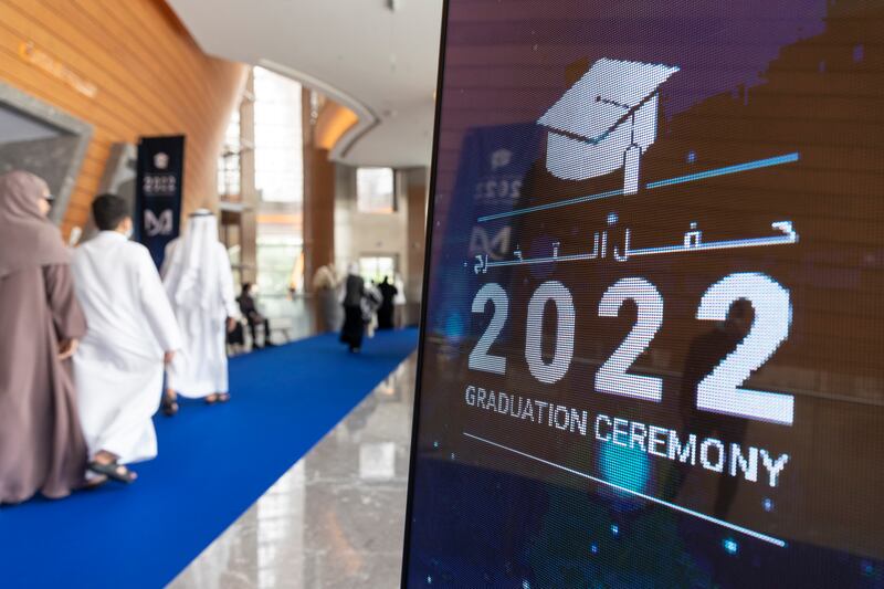 Mohammed Bin Rashid University of Medicine and Health Sciences graduation ceremony at Dubai Opera.