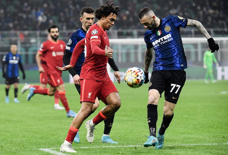 Marcelo Brozovic - 6, The Croat did well to break up Liverpool attacks but was less effective in propelling Inter forward. He wasted a rare chance early in the second half. AFP