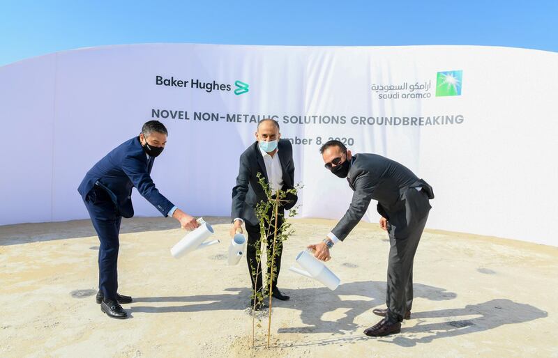 Aramco and Baker Hughes commence construction on non-metallics joint venture in Saudi Arabia. Courtesy Aramco