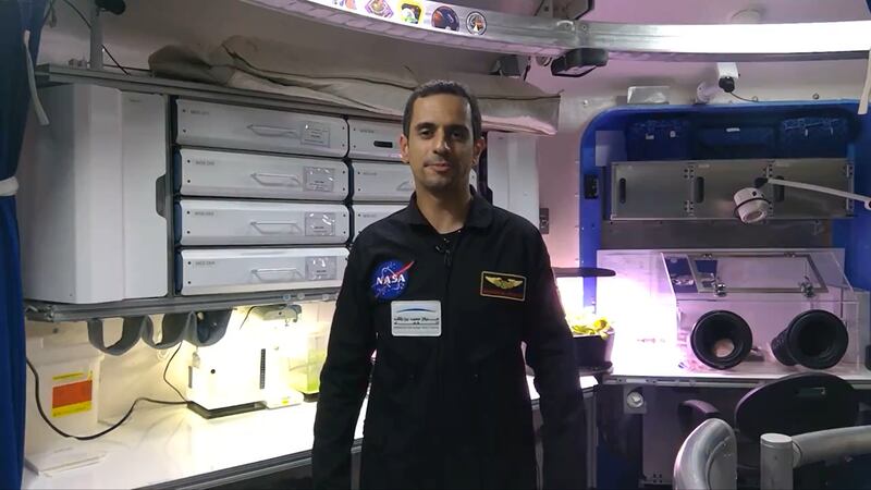 Emirati pilot Shareef Al Romaithi has tackled a series of tasks with three American colleagues inside the Mars simulation. Photo: Nasa